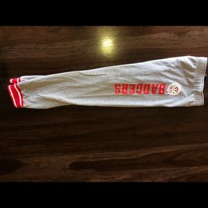 Wisconsin Badger joggers from PINK